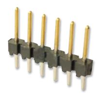 AMP - TE CONNECTIVITY 5-146280-6 Pin Header, Board-to-Board, 2.54 mm, 1 Rows, 6 Contacts, Through Hole, AMPMODU MOD II