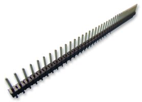 AMP - TE CONNECTIVITY 4-103747-0 引脚针座, 板至板, 2.54 mm, 1 排, 40 触点, 通孔直型, AMPMODU MOD II