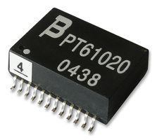 BOURNS PT61020EL Ethernet & LAN Transformer, 10/100/1000 Base-T PoE, 4 Port, 1CT:1CT, 350 µH, 1.5 kV