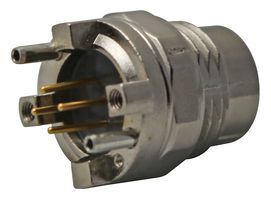 HARTING 21 03 321 6410 圆形连接器, M-Series Circular Connector, Han M12系列, 电路板安装插座, 4 触点, PCB插座, 螺纹