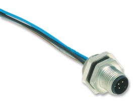 HARTING 21 03 311 1501 传感器电缆, HARAX, M12 插头, 自由线端, 5路, 500 mm, 19.6 "