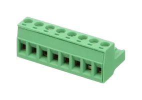 PHOENIX CONTACT 1754562 插拔式接线端子, 5 mm, 8 路, 24 AWG, 12 AWG, 2.5 mm², 螺丝
