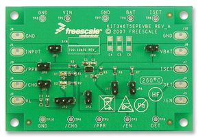 NXP KIT34675EPEVBE Evaluation Kit, 34675 Single-cell Li-Ion Battery Charger, No External MOSFET Required