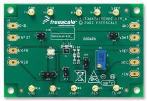NXP KIT34674EPEVBE Evaluation Kit, 34674 Single-Cell Li-Ion/Li-Poly Charger, No External MOSFET Required