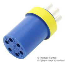 AMPHENOL INDUSTRIAL 97-14S-6S 圆形连接器触芯, Mil-C-5015 等效, 97, 6 触点, 母, 焊接, 镀银触芯, Size 14S Shells