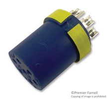 AMPHENOL INDUSTRIAL 97-16S-1S 圆形连接器触芯, Mil-C-5015 等效, 97, 7 触点, 母, 焊接, 镀银触芯, Size 16S Shells