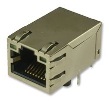MOLEX 48025-1090 Modular Connector, RJ45 Jack, 1 x 1 (Port), 8P8C, Cat5, Cat5e, Through Hole Mount