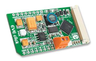 MIKROELEKTRONIKA MIKROE-1430 EVE Click 附加电路板, 图形控制器, 音频放大器, LED二极管