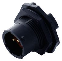 SOURIAU-SUNBANK / EATON UTS712E2P Circular Connector, Standard Circular Connector, Souriau Trim Trio UTS Series, Jam Nut Receptacle
