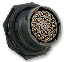SOURIAU-SUNBANK / EATON UTS71823S 圆形连接器, Standard Circular Connector, Trim Trio UTS系列, 锁紧螺母插座, 23 触点, 压接插座-无触芯, 卡口