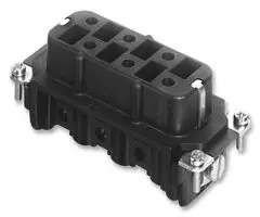 AMPHENOL SINE/TUCHEL C146 10B006 102 5 Heavy Duty Connector, Signal, Wire Protection, heavymate HSE Series, Insert, 6+PE Contacts, E16