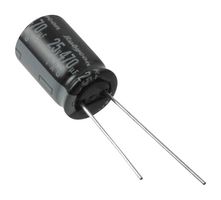 RUBYCON 25YXG470MEFC10X16 铝电解电容, 微型, 470 µF, 25 V, ± 20%, 径向引线, 5000 小时 @ 105°C, 极性