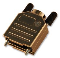 MULTICOMP PRO MC-DTPMK9-K 连接器后壳, D Sub, DTPMK, DE, 180°, ABS(丙烯腈 - 丁二烯 - 苯乙烯)主体