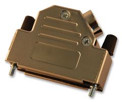 MULTICOMP PRO MC-DVPMK25-K 连接器后壳, D Sub, 金属化, DVPMK, DB, 45°, ABS(丙烯腈 - 丁二烯 - 苯乙烯)主体