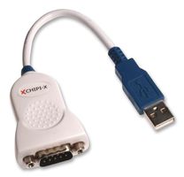 FTDI CHIPI-X10 Cable, USB - DB9 Male RS232, Chipi-X Series, 100mm