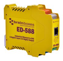 BRAINBOXES ED-588 I/O Module, Ethernet to Digital, 8 Inputs, 8 Outputs