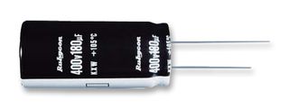 RUBYCON 400KXW120MEFC18X30 铝电解电容, 微型, 120 µF, 400 V, ± 20%, 径向引线, 2000 小时 @ 105°C, 极性
