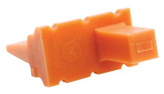 AMPHENOL SINE/TUCHEL AWM-6P 连接器配件, 橙色, 热塑料, 楔形锁, ATM Series 6 Position Receptacle Connectors, ATM Series