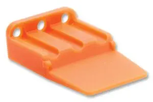 AMPHENOL SINE/TUCHEL AWM-3S 连接器配件, 橙色, 热塑料, 楔形锁, ATM Series 3 Position Plug Connectors, ATM Series