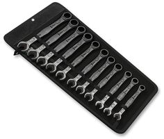 WERA 05020013001 Wrench Set, Joker Ratchet, Chrome-Molybdenum Steel, Backward Tilt 30° Angle, 11 Pieces