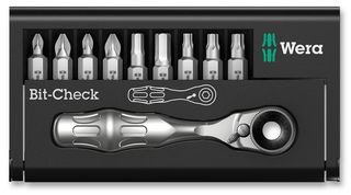 WERA 05073645001 刀头套件, 棘轮, 10件