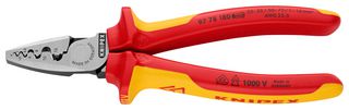 KNIPEX 97 78 180 压接工具, 手动, 23-5AWG End SleevesFerrules