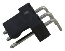MOLEX 171857-0003 引脚针座, 直角, 板至板, 线至板, 2.54 mm, 1 排, 3 触点, 通孔直角, KK 254 171857 Series