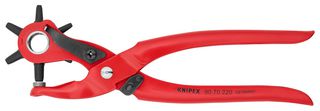 KNIPEX 90 70 220 Punch Plier, Round, Revolving, 2.5m to 5mm