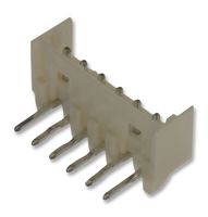 MOLEX 53254-0670 Pin Header, Wire-to-Board, 2 mm, 1 Rows, 6 Contacts, Through Hole Right Angle