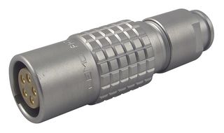 LEMO PHG.2B.305.CLLD92Z 圆形连接器, Standard Circular Connector, 2B系列, 电缆安装插座, 5 触点, 焊接插座, 推挽