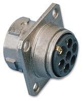 JAEGER 630 912 006 Circular Connector, Standard Circular Connector, Industrial Series, Cable Mount Receptacle