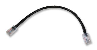 PRO SIGNAL SPC23163 以太网电缆, 连接线, CAT6, RJ45 公至RJ45, 公, 黑色, 304.8mm