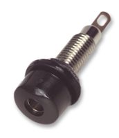 TENMA SPC15357. Test Jack, Banana Plug or Standard Tip, 6.5 mm, Black