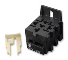 TE CONNECTIVITY VCF4-1002.. 继电器插座, DIN导轨, 面板安装, 快接式, 5 引脚, VCF Series