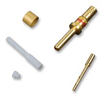 AMPHENOL SOCAPEX M39029/76-424 圆形连接器触点, MIL-DTL-38999系列 II, JT-R, 公, 压接, JT-R, LJT-R, TV-R, AMPHE-LITE与SJT-R系列连接器