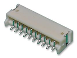 JST / JAPAN SOLDERLESS TERMINALS S10B-ZR-SM4A-TF(LF)(SN) 引脚针座, 侧面进入, 线至板, 1.5 mm, 1 排, 10 触点, 表面安装 , ZH