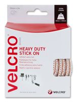 VELCRO VEL-EC60242 胶带, 尼龙搭扣, 卷, 白色, 50 mm x 1 m