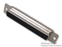 AMPHENOL COMMUNICATIONS SOLUTIONS L177SDC37SOL2 D Sub Connector, DB37, Standard, Receptacle, SD, 37 Contacts, DC, Solder
