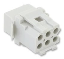 SOURIAU-SUNBANK / EATON SMS6R3 Connector Housing, Panel Mount, Souriau Qikmate SMS, Receptacle, 6 Ways
