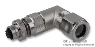 AMPHENOL INDUSTRIAL HDM12PF05B1RAM 圆形连接器, Miniature Circular Connector, Max-M12系列, 电缆安装插头, 5 触点, 焊接插座