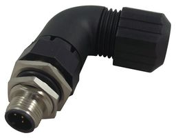 AMPHENOL INDUSTRIAL HDM12RM05A1RA Circular Connector, Miniature Circular Connector, Max-M12 Series, Panel Mount Receptacle
