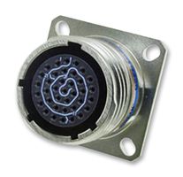 AMPHENOL AEROSPACE CTVP00RW-9-98S-LC 圆形连接器, CTV Series, MIL-DTL-38999 III系列, 墙壁安装插座, 3 触点, 压接插座-无触芯, 螺纹