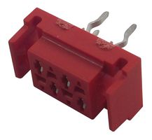 AMP - TE CONNECTIVITY 338068-4 PCB Receptacle, Board-to-Board, 1.27 mm, 2 Rows, 4 Contacts, Through Hole Mount, Micro-MaTch