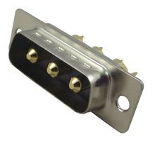 NORCOMP 680M3W3103L401 Combination Layout D Sub Connector, Power-D 680M Series, DA-3W3, Plug, 3 Contacts, 3 Power