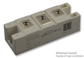 SEMIKRON SKKD 162/16 二极管模块, 1.6 kV, 195 A, 1.5 V, 双路串联, 模块型, 3 引脚