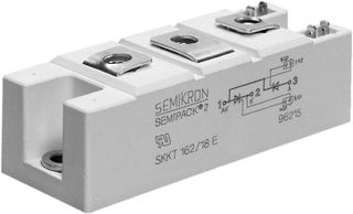 SEMIKRON SKKH 162/18 E 晶闸管模块, 串行连接, 265 A, 1.8 kV