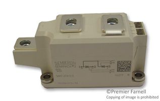 SEMIKRON SKKT 273/12 E Thyristor Module, Series Connected, 274 A, 1.2 kV