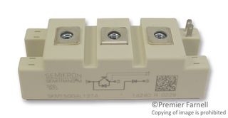 SEMIKRON SKM150GAL12T4 IGBT Module, Single, 232 A, 1.8 V, 125 °C, Module