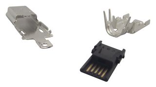 HIROSE / HRS UX40-MB-5P. USB Connector, Mini USB Type B, USB 2.0, Plug, 5 Ways, Surface Mount