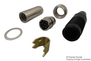HIROSE / HRS SR30-10PF-7P(71) 圆形连接器, Standard Circular Connector, SR30系列, 电缆安装插头, 7 触点, 焊接引脚